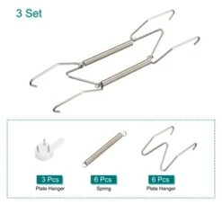 Unique Bargains Stainless Steel Dish Racks For Decorative Plate Hanger 6 Inch Silver 10 Unique Bargains Stainless Steel Dish Racks For Decorative Plate Hanger 6 Inch Silver -Kitchen Tools Shop GUEST 856d7545 83a4 4dc9 9b6e 3395017b4f8c