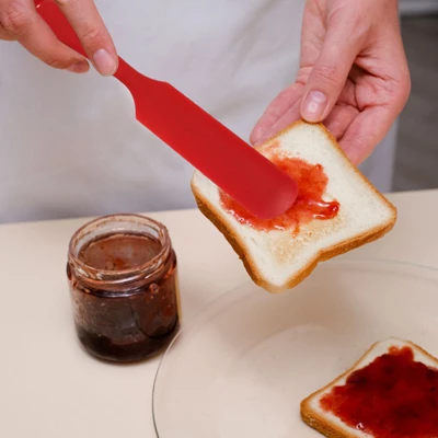 Unique Bargains Silicone Jar Spatula, Heat Resistant Jam Spreader Non-Stick Long With Handle 7 Unique Bargains Silicone Jar Spatula, Heat Resistant Jam Spreader Non-Stick Long With Handle - Image 5