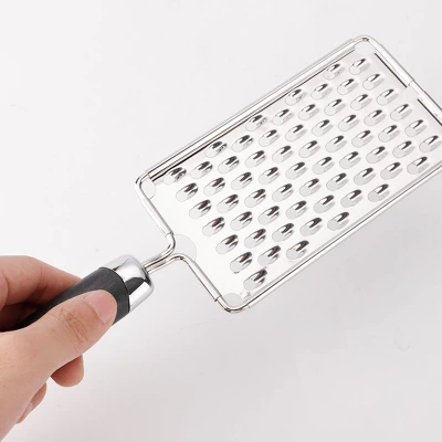 Unique Bargains Home Plastic Handle Vegetable Cheese Grater Zester Kitchen Slicers Silver Tone 1 Pc 6 Unique Bargains Home Plastic Handle Vegetable Cheese Grater Zester Kitchen Slicers Silver Tone 1 Pc - Image 4