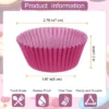 Unique Bargains Greaseproof Disposable Standard Size Cake Cookie Baking Cups 100 Pcs Rose Red -Kitchen Tools Shop GUEST 86d25d43 3be8 49ed bfdd b8c8411fc5e0