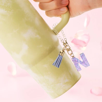 Unique Bargains Resin Lightweight Decorative Sparkling Purple Sequins Tumbler Cup Charm 6 Unique Bargains Resin Lightweight Decorative Sparkling Purple Sequins Tumbler Cup Charm - Image 4