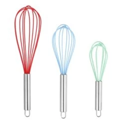 Unique Bargains Stainless Steel Silicone Non-Stick Coated Heat-Resistant Whisk 3 Pcs 29 Unique Bargains Stainless Steel Silicone Non-Stick Coated Heat-Resistant Whisk 3 Pcs -Kitchen Tools Shop GUEST 87ae2d71 1f67 46a1 a081 b7348b391ce5