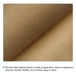 Unique Bargains Heat Resistant Non-Stick Reusable Glass Fiber Baking Mat 19.69" X 15.75" Brown 2 Pcs 8 Unique Bargains Heat Resistant Non-Stick Reusable Glass Fiber Baking Mat 19.69" X 15.75" Brown 2 Pcs -Kitchen Tools Shop GUEST 87eadb2a 2f53 4443 8bae 639e5c0754b1