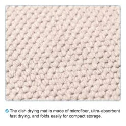 Unique Bargains Microfiber Ultra-absorbent Fast Drying Compact Storage Dish Drying Mat Beige 2 Pcs -Kitchen Tools Shop GUEST 88469563 5c98 405b a3d6 4bde3210cbb6 1