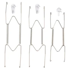 Unique Bargains Decorative Stainless Steel Invisible Wall Plate Kitchen Racks 12 Pcs -Kitchen Tools Shop GUEST 88ad30fa 1c0c 48ce 9f8d d8d2d5d9d96d