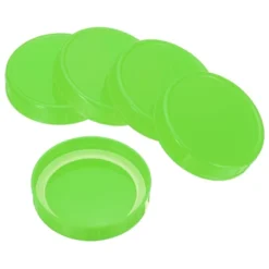 Unique Bargains Regular Mouth Plastic Mason Jar Lids With Silicone Sealing Ring 6 Pcs -Kitchen Tools Shop GUEST 89a52081 4f2c 41cd 8b54 084a9d322a4d