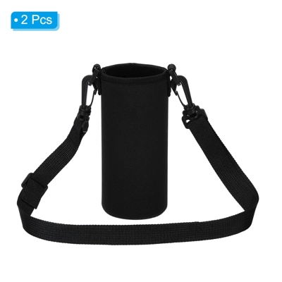 Unique Bargains Neoprene Portable Insulated Adjustable Strap Water Bottle Sling Bags 2 Pcs 4 Unique Bargains Neoprene Portable Insulated Adjustable Strap Water Bottle Sling Bags 2 Pcs - Image 2
