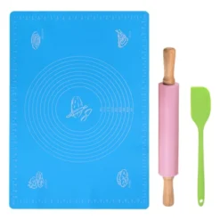 Unique Bargains Silicone Non-Stick Small Heat Resistant Wooden Handle Rolling Pins 3 Pcs 16 Unique Bargains Silicone Non-Stick Small Heat Resistant Wooden Handle Rolling Pins 3 Pcs -Kitchen Tools Shop GUEST 89cd20c7 cc29 4bd1 bdf0 574675d37c74