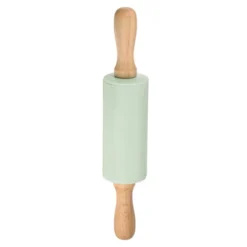 Unique Bargains Silicone Smooth Wooden Handle Non-Stick Kitchen Rolling Pin -Kitchen Tools Shop GUEST 8aef3b9f 8ad5 47b4 9321 616022ecf7c8