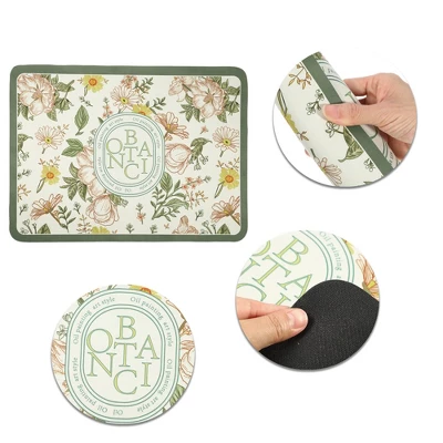 Unique Bargains Summer Monsoon Dish Drying Mat Green 15.75"x11.81" 4 Unique Bargains Summer Monsoon Dish Drying Mat Green 15.75"x11.81" - Image 2