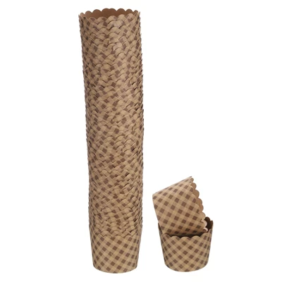 Unique Bargains Disposable Greaseproof Cakes Muffins Wrappers Paper Baking Cups Brown 50 Pcs 7 Unique Bargains Disposable Greaseproof Cakes Muffins Wrappers Paper Baking Cups Brown 50 Pcs - Image 5