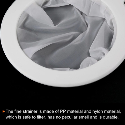 Unique Bargains Juice Coffee Food Filter Kitchen Strainer With Handle 1 Pc 300 Mesh 5 Unique Bargains Juice Coffee Food Filter Kitchen Strainer With Handle 1 Pc 300 Mesh - Image 3