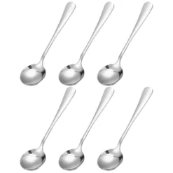 Unique Bargains Stainless Steel Dinner Tea Soup Round Spoons 6 Pcs Silver 20 Unique Bargains Stainless Steel Dinner Tea Soup Round Spoons 6 Pcs Silver -Kitchen Tools Shop GUEST 8eb341b9 9f9a 4645 ba4b 422c6e5b9697