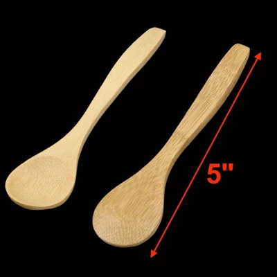 Unique Bargains Household Kitchen Porridge Soup Sugar Salt Wooden Spoon 6 Pcs 3 Unique Bargains Household Kitchen Porridge Soup Sugar Salt Wooden Spoon 6 Pcs