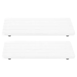 Unique Bargains Diatomite Water Absorbent Grooves Soap Dish Drying Mats 8.66" X 4.33" 2 Pcs 13 Unique Bargains Diatomite Water Absorbent Grooves Soap Dish Drying Mats 8.66" X 4.33" 2 Pcs -Kitchen Tools Shop GUEST 90150521 7690 46cf a6aa d2424c124289