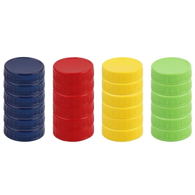 Unique Bargains Plastic Leak-Proof Regular Mason Canning Jars Lids 24 Pcs 7 Unique Bargains Plastic Leak-Proof Regular Mason Canning Jars Lids 24 Pcs - Image 5
