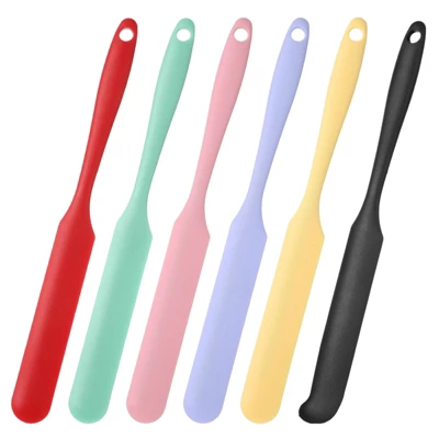 Unique Bargains Silicone Jar Spatula, Heat Resistant Jam Spreader Non-Stick Long With Handle 8 Unique Bargains Silicone Jar Spatula, Heat Resistant Jam Spreader Non-Stick Long With Handle - Image 6