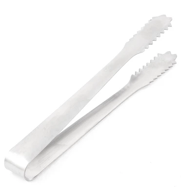 Unique Bargains Stainless Steel Mirror Finishing Versatile Mini Ice Tong Silver Tone 1 Pc 4 Unique Bargains Stainless Steel Mirror Finishing Versatile Mini Ice Tong Silver Tone 1 Pc - Image 2