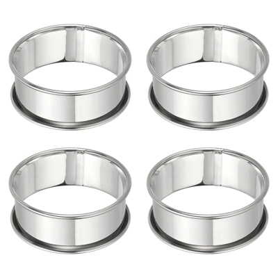 Unique Bargains Stainless Steel Double Rolled Nonstick Durable Cake Rings 8 Unique Bargains Stainless Steel Double Rolled Nonstick Durable Cake Rings - Image 6