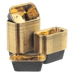 Unique Bargains Greaseproof Single-sided Aluminum Foil Cupcake Liners For Party 50 Pcs -Kitchen Tools Shop GUEST 962e3237 ef07 4639 a1f1 de9b656abe71