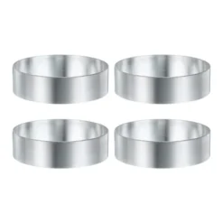 Unique Bargains Stainless Steel Seamless Nonstick Mirror Coating Round Cake Ring 4 Pcs -Kitchen Tools Shop GUEST 96953427 fa36 43e7 a026 188ef4060c8e