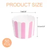 Unique Bargains Greaseproof Paper Cupcake Muffins Stripe Baking Cups 50 Pcs -Kitchen Tools Shop GUEST 970fd8e4 62ee 4188 acad 773baa00cac0