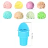 Unique Bargains Plastic Reusable Mini Lightweight Party Ice Cream Cone Scoop 4 Pcs