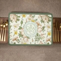 Unique Bargains Summer Monsoon Dish Drying Mat Green 15.75"x11.81"