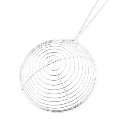 Unique Bargains Kitchen Plastic Wrapped Handle Stainless Steel Mesh Wire Strainer Ladle 1 Pc 4 Unique Bargains Kitchen Plastic Wrapped Handle Stainless Steel Mesh Wire Strainer Ladle 1 Pc - Image 2