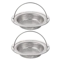 Unique Bargains Stainless Steel Mesh With Handle Durable Kitchen Drain Stoppers 2 Pcs -Kitchen Tools Shop GUEST 996b4272 dde1 4fe8 8246 0d65b4097c78