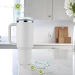 Unique Bargains Flower Straw Cover Cap 4 Pcs -Kitchen Tools Shop GUEST 9a5df825 5296 4f51 98b0 e33f2d2d1217