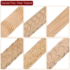Unique Bargains Texture Carved Wood Clay Roller Pattern Modeling Brown 5.9 Inch 6 Pcs -Kitchen Tools Shop GUEST 9a71f7b4 c9cd 4db3 8955 bfb9bb2655ab