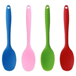 Unique Bargains Heat Resistant Non-scratch Non Stick Rubber Spatula 8.3" X 1.57" 4 Pcs -Kitchen Tools Shop GUEST 9aad2721 27ad 4246 9cac 77b8fd8e1009