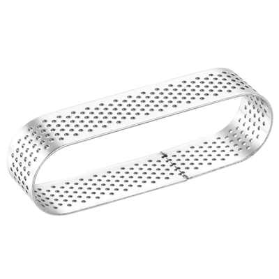 Unique Bargains Stainless Steel Oval Non-stick Heat-resistant Rust Resistant Cake Mousse Ring 7 Unique Bargains Stainless Steel Oval Non-stick Heat-resistant Rust Resistant Cake Mousse Ring - Image 5