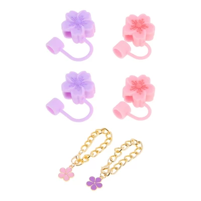 Unique Bargains Durable Drinkware Accessory Purple Pink 6 Pcs 6 Unique Bargains Durable Drinkware Accessory Purple Pink 6 Pcs - Image 4