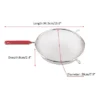 Unique Bargains Stainless Steel Mesh Strainer Long Handle Strainer For Kitchen 7.9" Dia Red 1 Pc 2 Unique Bargains Stainless Steel Mesh Strainer Long Handle Strainer For Kitchen 7.9" Dia Red 1 Pc -Kitchen Tools Shop GUEST 9d453115 6af0 42df b0ff a608c11f5e30