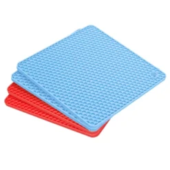 Unique Bargains Silicone Heat Resistant Multi-purpose Trivet Mat 4 Pcs -Kitchen Tools Shop GUEST 9d5a86a6 6290 4456 99cd 89697433f84d