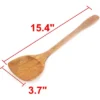 Unique Bargains Kitchen Household Wood Handmade Cooking Egg Pancake Turners Wood Color 1 Pc