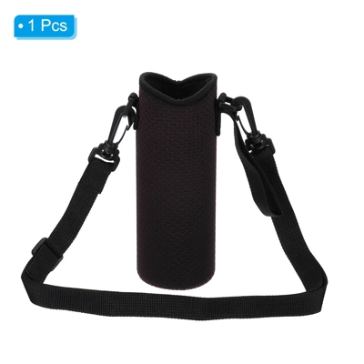 Unique Bargains Neoprene Portable Insulated Adjustable Strap Sports Water Bottle Sling Bag 2.64"x7.28" 4 Unique Bargains Neoprene Portable Insulated Adjustable Strap Sports Water Bottle Sling Bag 2.64"x7.28" - Image 2