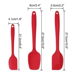 Unique Bargains Heat Resistant Non-scratch Non Stick Dishwasher Safe Spatula Set