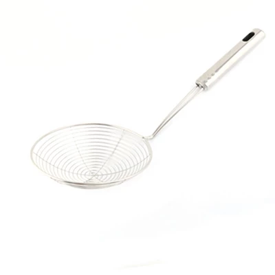 Unique Bargains Kitchenware Stainless Steel Oil Ladle Sifter Mesh Strainer Silver Tone 5.1'' Dia 5 Unique Bargains Kitchenware Stainless Steel Oil Ladle Sifter Mesh Strainer Silver Tone 5.1'' Dia - Image 3