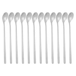 Unique BargainsStainless Steel Long Handle Bar Long Coffee Spoons 12 Pcs -Kitchen Tools Shop GUEST a13749f8 be6c 4d27 b10c 28172d211a3d