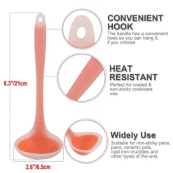Unique Bargains Silicone Heat Resistant Ergonomic Handle Non-Stick Soup Kitchen Spoon 8.3 Inch 1 Pc 14 Unique Bargains Silicone Heat Resistant Ergonomic Handle Non-Stick Soup Kitchen Spoon 8.3 Inch 1 Pc -Kitchen Tools Shop GUEST a147dafb 4618 4b55 b873 9f7813b8e45c