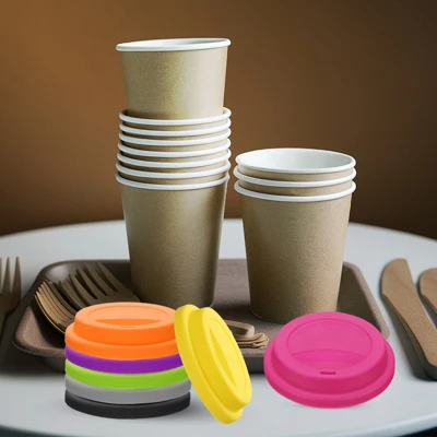 Unique Bargains Silicone Reusable Spill-proof Resistant Canning Lids 2 Pcs 4 Unique Bargains Silicone Reusable Spill-proof Resistant Canning Lids 2 Pcs - Image 2