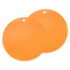 Unique Bargains Round Heat Resistant Silicone Trivet Mat With Hang Hole 2 Pcs 29 Unique Bargains Round Heat Resistant Silicone Trivet Mat With Hang Hole 2 Pcs -Kitchen Tools Shop GUEST a1c6e705 a594 416d 9c7a 4a46e8a5062f