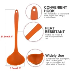 Unique Bargains Heat Resistant Ergonomic Handle Non-Stick Wide Application Soup Kitchen Spoon 8.5 Inch 1 Pc 13 Unique Bargains Heat Resistant Ergonomic Handle Non-Stick Wide Application Soup Kitchen Spoon 8.5 Inch 1 Pc -Kitchen Tools Shop GUEST a1c9ba1a 5297 4b01 9c51 01f084390cee