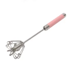 Unique Bargains 12" Semi-Automatic Loop Whisk Dishwasher Safe Stainless Steel Pink Silver Tone -Kitchen Tools Shop GUEST a24bd2ae 6c6a 4a02 93b5 8b164ea8c5d0