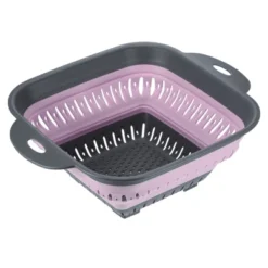 Unique Bargains Draining Pasta Potatoes Square Silicone Collapsible Colander With Handles 1 Pc -Kitchen Tools Shop GUEST a2afc218 48fb 410d 821e df2d0797f0e8