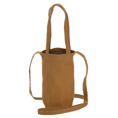 Unique Bargains Canvas Camping Fishing Wide-Open Water Bottle Holder With Strap 4 Unique Bargains Canvas Camping Fishing Wide-Open Water Bottle Holder With Strap - Image 2