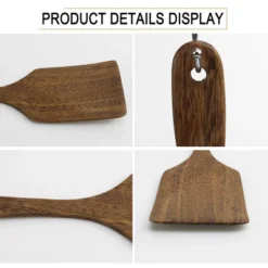 Unique Bargains Kitchen Heat Resistant Non-Stick Wood Spatula 13" X 3.1" 1 Pc Brown 11 Unique Bargains Kitchen Heat Resistant Non-Stick Wood Spatula 13" X 3.1" 1 Pc Brown -Kitchen Tools Shop GUEST a4ad87ac 2c21 4964 ae6c d09d14e13a86